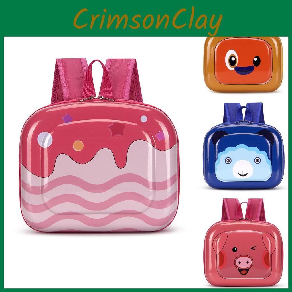 Toddler Bear Cartoon Backpack Eggshell Leisure Backpack Preschoolers For