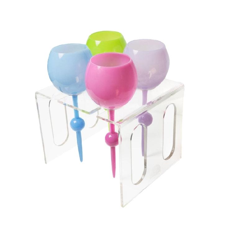 Stemware Holder Acrylic Wine Glass Organizer Glasses Storage Hanger for Kitchen
