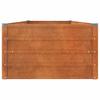 Vidaxl Raised Planter, Rusty, 240X80X45 Cm, Corten Steel