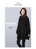 2024 Women's Mid-Length Fleece-Lined Cotton Coat - Plus Size, Loose Fit, Warm Winter Jacket for Middle-Aged Women
