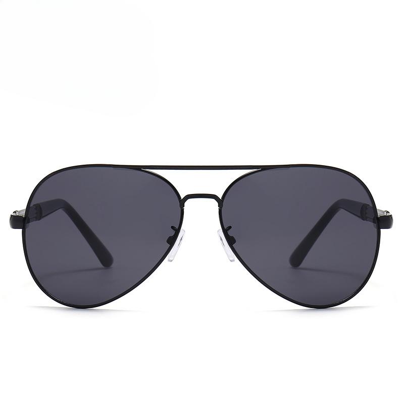 Sunscreen Sunglasses Men'S Metal Ink Frame Toad Glasses, Driving Glasses Retro Large Frame Glasses