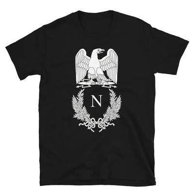French Pride Napoleon Bonaparte Eagle T-Shirt. Summer Cotton O-Neck Short Sleeve Unisex Cotton T Shirt New Oversized Streetwear