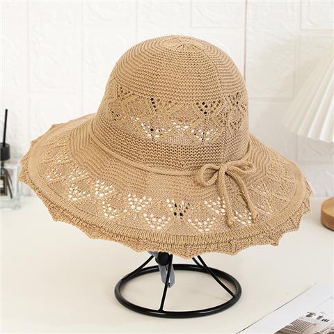 1pc Stylish Wide Brim Sun Hat for Women,Lightweight Foldable Beach Hat Perfect for Summer Trip,Portable Outdoor Visor for Tralve