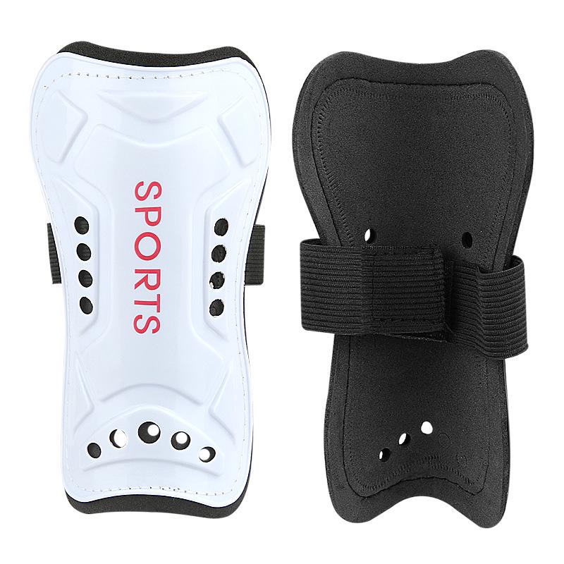 Double-Layer Strapped Football Shin Guards for Adults & Kids - Outdoor Sports Protective Gear