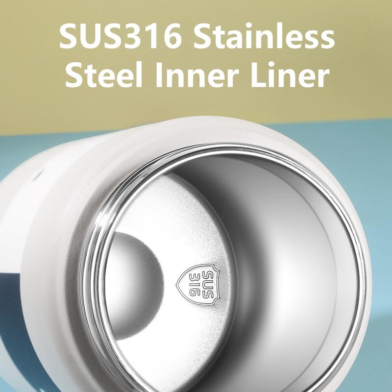 1000ML Stainless Steel Insulated Tumbler Large Capacity with Handle, Ice-Keeping and Thermal Straw, Portable Sports Water Bottle