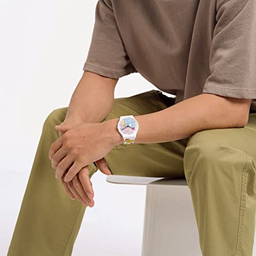 Swatch POWER OF PEACE New Gent SO32W107 White Wristwatch