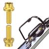 2Pcs Titaniums Alloys Bike Bottle Holder Screw M5x12mm Water Bottle Cage Bolts Hexagon Socket Head Bolts Screws Bike Part