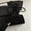 Leopard Print Vintage Small Shoulder Bag With Zipper For Daily Casual Use