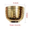 Gold Feng Shui Hundred Blessings Bowl Gift Made of Copper Small Desktop Ornaments Decorations Buddhist Offerings in Temples
