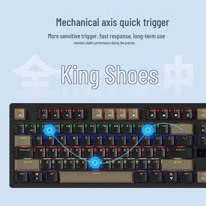 Lenovo K311 Tri-Mode 87-Key Mechanical Gaming Keyboard