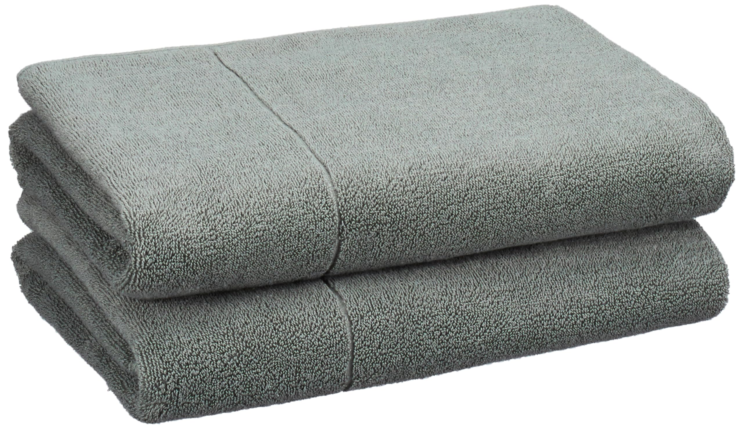 

MUJI Plump Pile Large Bath Towel Green Set of 2 70 x 140cm Soft 83429621