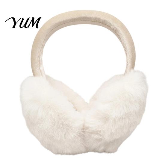 Soft Plush Earmuffs for Cold Weather Women's Winter Ear Muffs, Faux Rabbit Fur Warmers Protection Muffs Daily Use Sports Commuting, Fluffy Outdoor