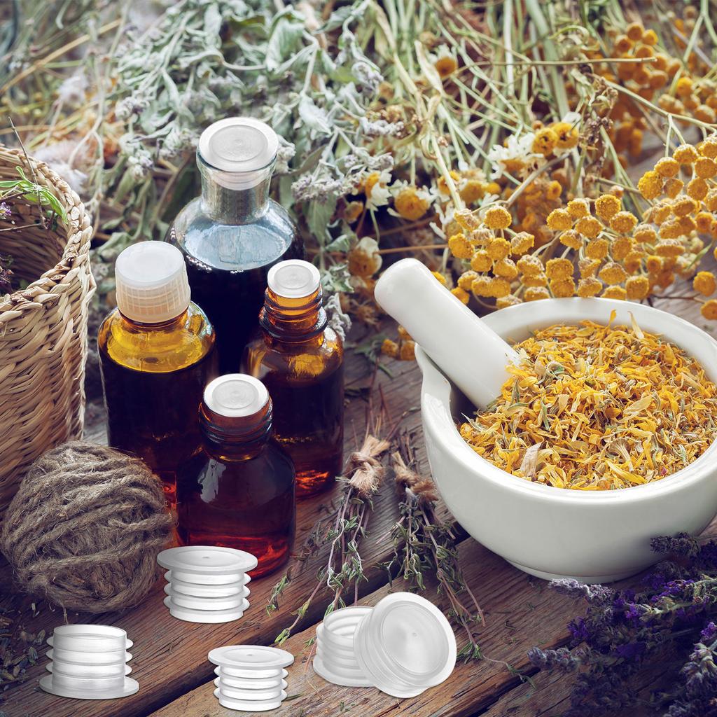 120 Pieces Salt And Pepper Shaker Stoppers 1/2 Inch, 9/16 Inch, 5/8 Inch, 11/16 Inch, 7/8 Inch And 7/16 Inch Plastic Salt Shaker