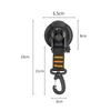 1Pc Outdoor Tent Securing Hook Strong Suction Cup Anchor Heavy Duty Tie Down Camping Canopy Awning Tarp Carabiner Outdoor Tools
