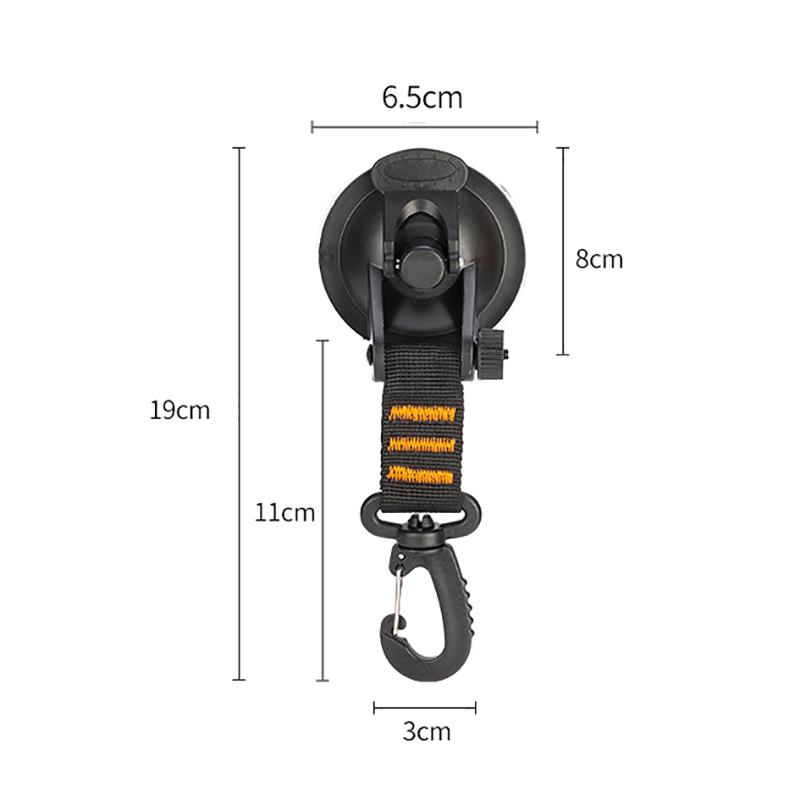 1Pc Outdoor Tent Securing Hook Strong Suction Cup Anchor Heavy Duty Tie Down Camping Canopy Awning Tarp Carabiner Outdoor Tools