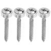 4 Sets Guitar Neck Joint Bushing Set Metal Ferrule Bolt with Screw Accessory for Electric Bass