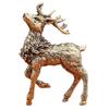 Brass Pair of Sika Deer Ornaments Home Office Decorations Christmas A Deer Forward Small Gift Crafts