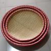 Large Handmade Bamboo Winnowing Tray & Deep Sieve Basket for Drying & Tea Leaves