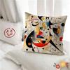 pc Popular Jjoan Miro Pillow Case Fashion Square Pillowcase Bedroom Sofa Room Ins Decoration Leisure