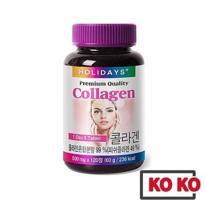 [Ferie] Premium Qaulity Collagen 500mg X 120 tabletter i 4 måneder / Fiskekollagen
