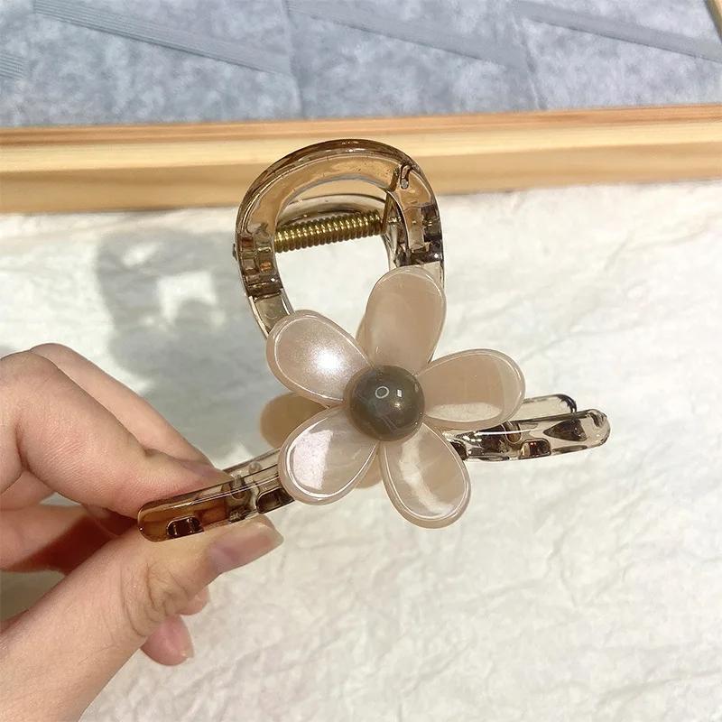 

Градиентные заколки-крабы для волос с цветами, милые женские зажимы-бабочки, изысканная элегантность, заколки-крабы, женские аксессуары для волос, украшения