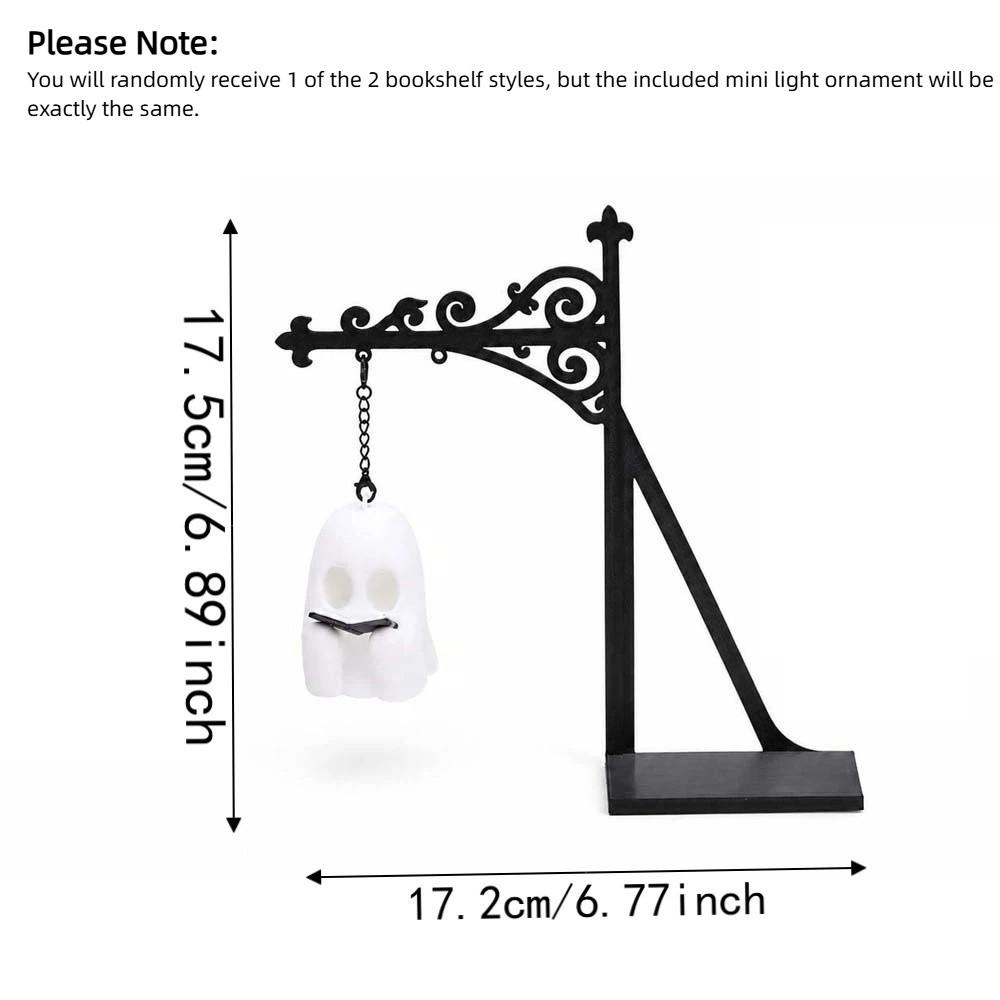 LED Light Halloween Ghost Lamp Vintage Style Insert Bookmark Light Desktop Setup
