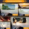 Car Sun Visor Goggle Night Vision Driving HD Anti Sunlight Dazzling Day Mirror UV Fold Flip Down Clear View Interior Mirrors Ama