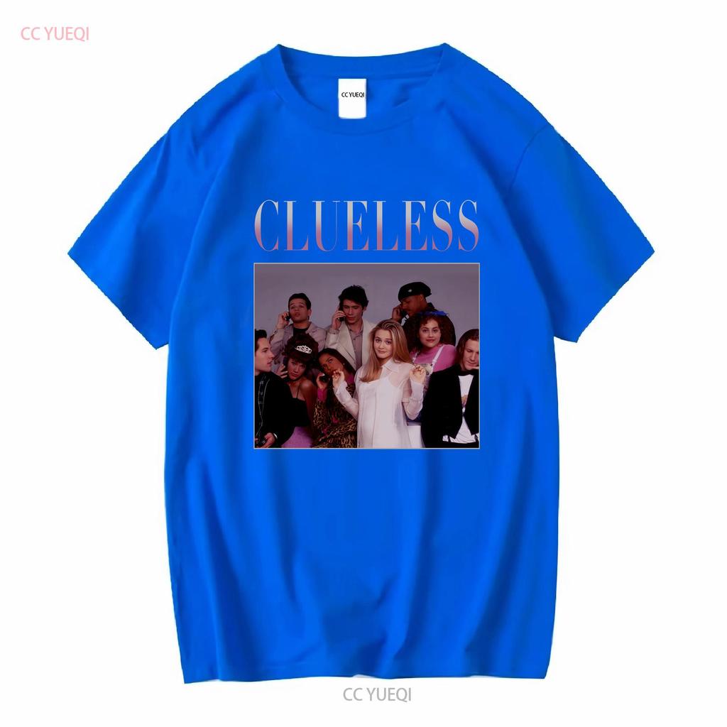 Clueless Movie Characters Vintage T Shirt vintage Washed graphic designer clothes homme Unisex Stretched Breathable streetwear