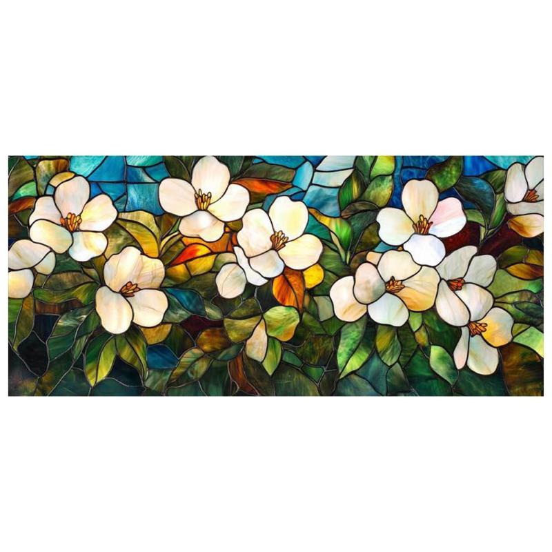 100*45cm Dekorativní okenní lepidla Elektrostatická skleněná samolepicí fólie