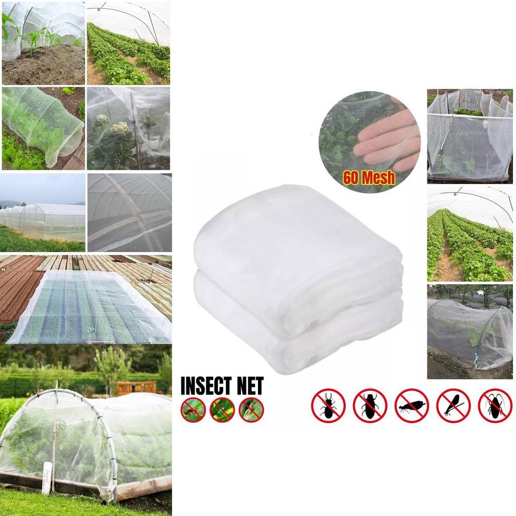 Durable Polyethylene Insect Netting For Garden Greenhouses White Color 5-year Lifespan