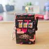 Miniature Fruit Slot Machines Keychain Charm Colorful Accessory for Bags Portable Entertainment Phone Chain Decoration