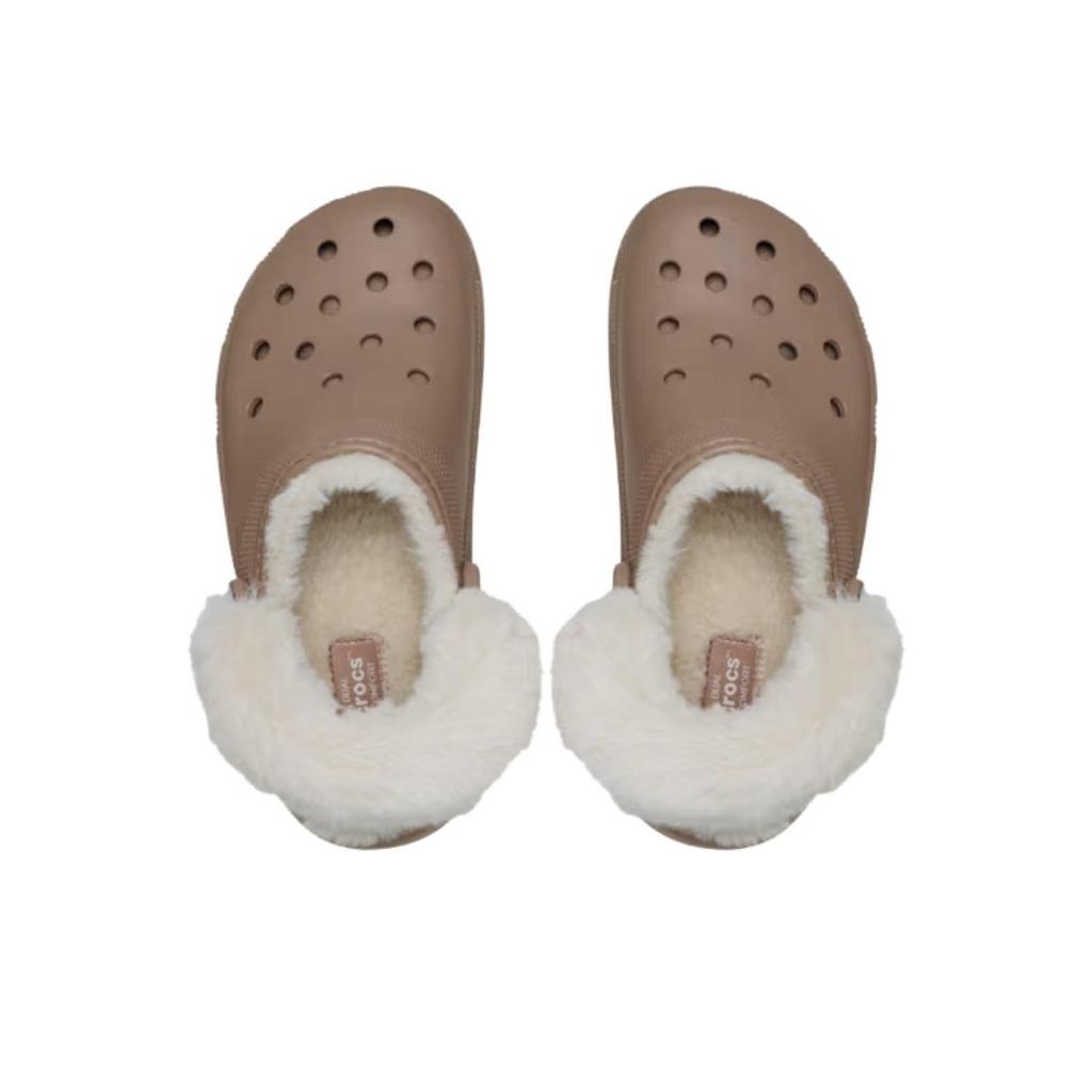 Crocs Comfortable And Simple Clogs Unisex Footwear Brown 212854-2Q9