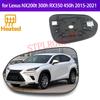 Stplrgecp Passenger Driver Side Left or Right Door Side Heated Wing Mirror Glass Lens for Lexus NX200t 300h RX350 450h 2015-2021
