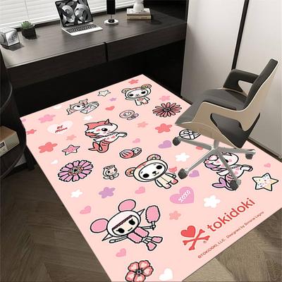 1 Stück tokidoki Valentinstag Teppich rutschfest Polyester Fußmatte für Büro.Schlafzimmer