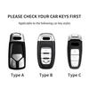 Leather Car Key Case Cover For Ford Focus Explorer Edge Mustang Fusion Mondeo Kuka Escape F250 F350 F450 F550 Galaxy Auto Parts