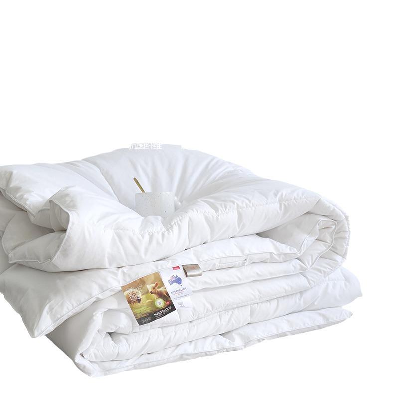 100% Australian Wool Quilt: Warm, Lightweight, Luxury Gift for Winter, Spring & Autumn Home Use