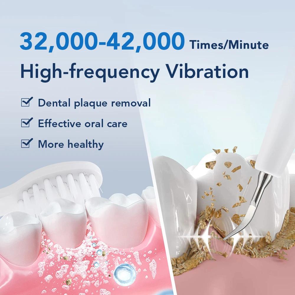 3 in 1 Electric Water Flosser Household 360° Teeth Dental Cleaner Waterproof Remove Calculus Tartar Teeth Cleaning Oral Care