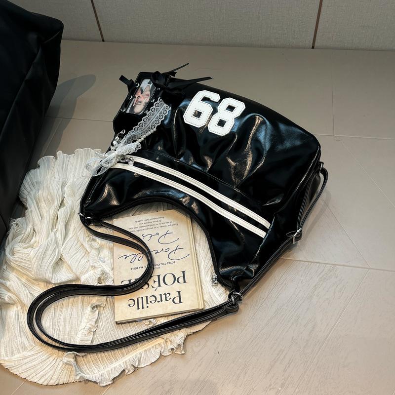 

2025 новый ретро повседневный рюкзак большой вместимости женский Сен Мэн простой большой вместимости для поездок на работу через плечо сумка-мессенджер 37*12*24