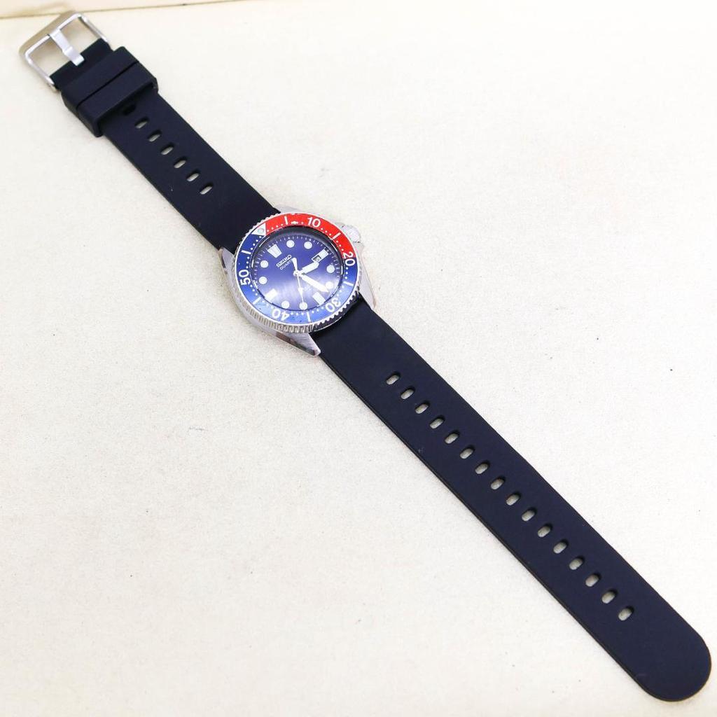 [USED] Working SEIKO 150m Diver Watch, Pepsi Color, Date, 773