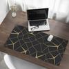 Anti-slip Desk Mat with Geometric Line Pattern 100x50 cm