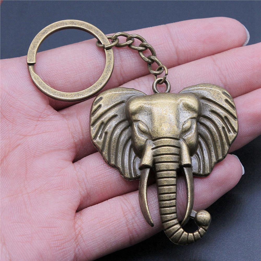 Big Elephant Animal Keychain for Women Best Seller Sweet Christmas Gift Streetwear Car Key Ring