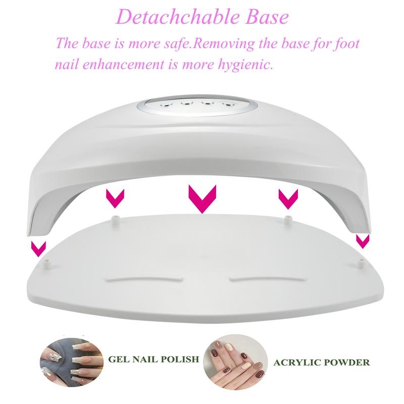 SUN X24 MAX Quick Drying Nail Phototherapy Machine Led Baking Lamp Nail Polish Glue Dryer No Black Hand Household Nail Lamp Tool