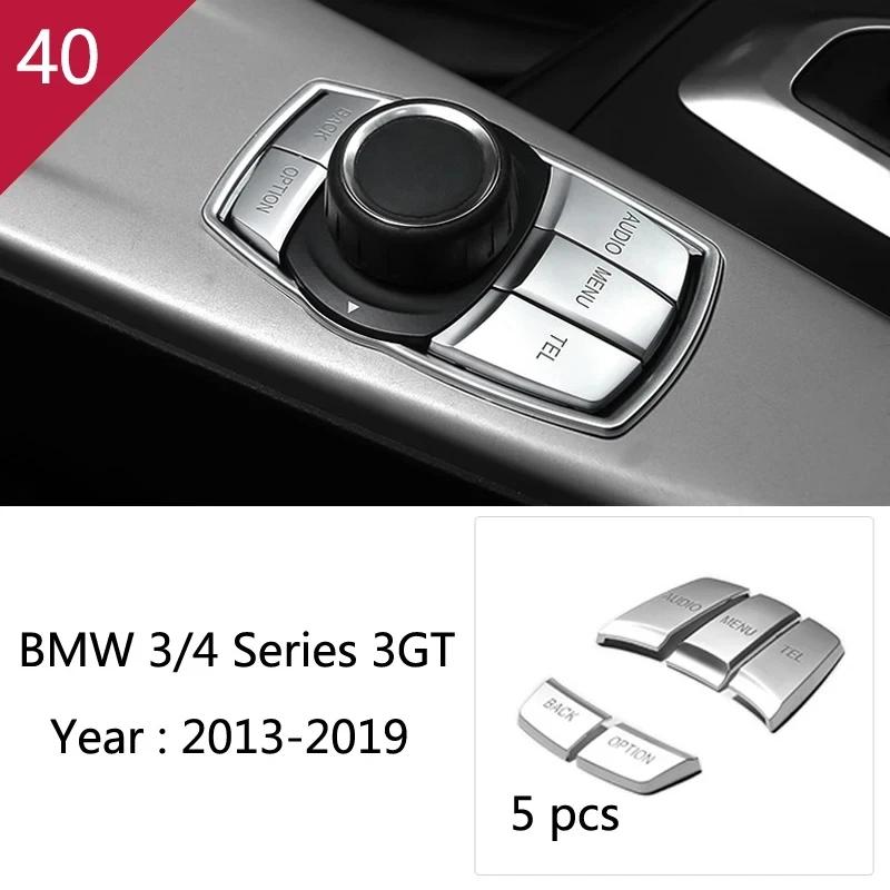 Accessories  For BMW 3 4 Series 3GT F30 F32 F34 Car Inner Door Audio Speaker Gearshift Panel Door Armrest Reading Light Cover Tr
