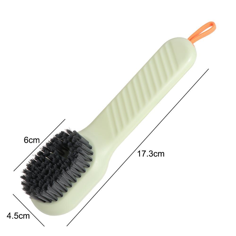 Household Cleaner Tools Cleaning Brush Soap Dispenser Soft Bristled Stable Liquid Shoe Brush Walls