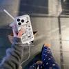 Balloon Miffy Cartoon Phone Case for Apple 17 Pro Max, 15, 16 Pro, 13, 11 - Silver Frame with Large Window
