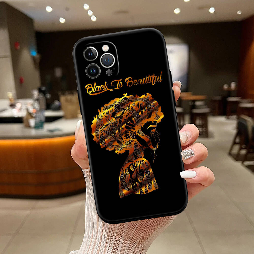 Chica Poppin Black Girl Phone Case for Xiaomi Poco C40 C51 C50 C55 C65 C71 C75 C85 F8 F7 F6 F5 F3 F2 X7 X6 X4 X3 M7 M6 M5 M4 M3 M2 Pro