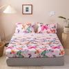 1pc Bed Sheet Single/Double/Queen/King Size Fitted Sheet On Rubber Band Twin Mattress Cover With Elastic(no Pillowcase)