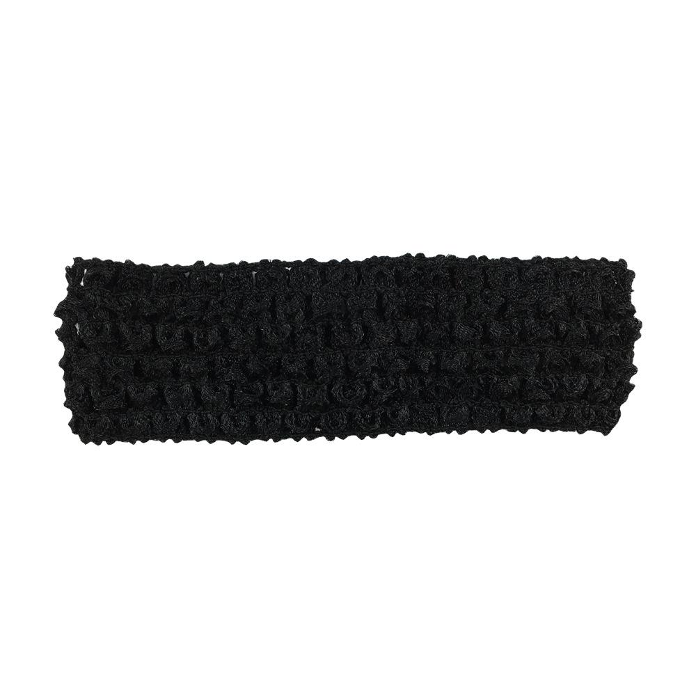 Silk Knitted Elastic Headband 1.5Inch Crochet Headband Crochet Headband 39 Colors Optional