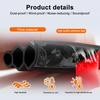 Bumper Strip Three-Layer Weatherstripping Thick Rubber Door Seal Strip Large Gaps Flexible Durable Insulation Strip