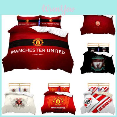 High-quality Bedding Set 3d Digital Print Mix-fiber Material Fits 1.8m Bed Floral Design
